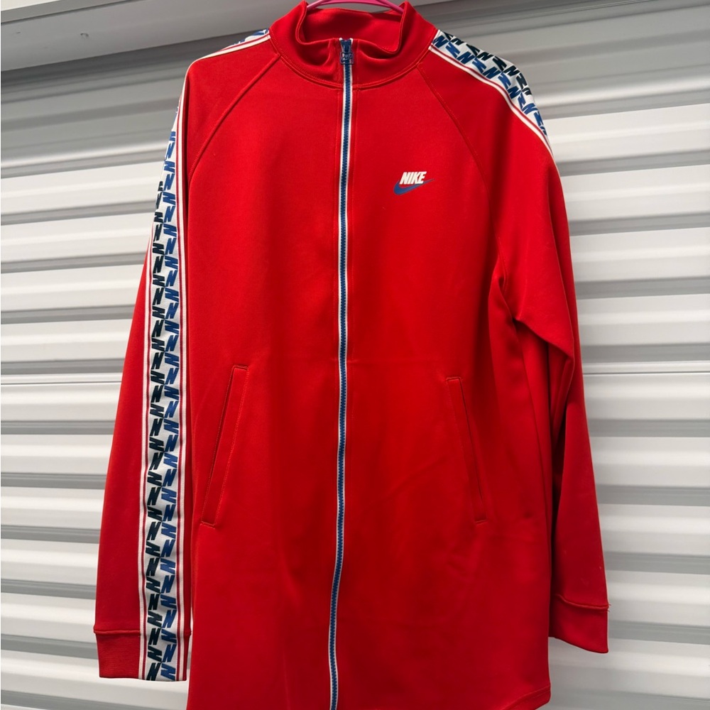 Nike Men's Red and White long jackets